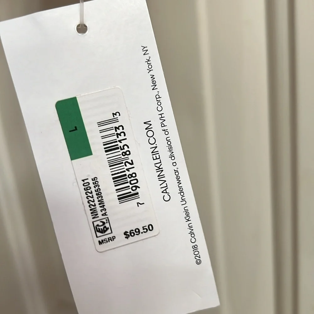 NWT Calvin Klein Comfort Fleece Long Sleeve Top - Picture 2 of 3